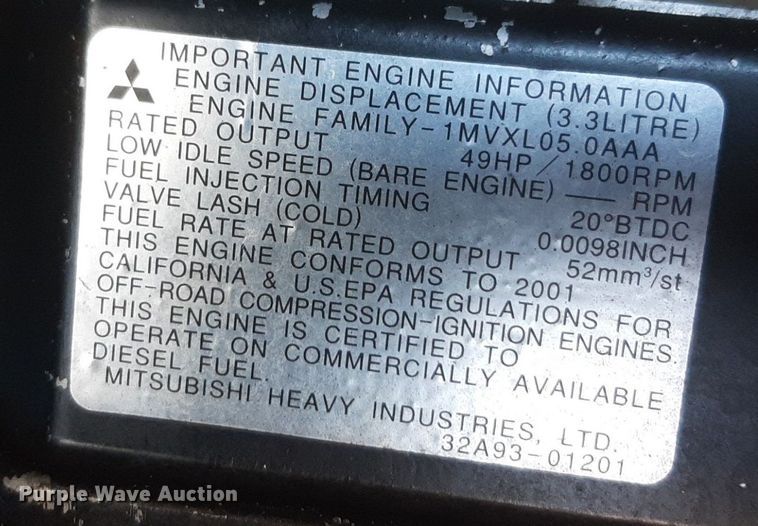 image for item DV9772 2002 Ingersoll-Rand G40 generator