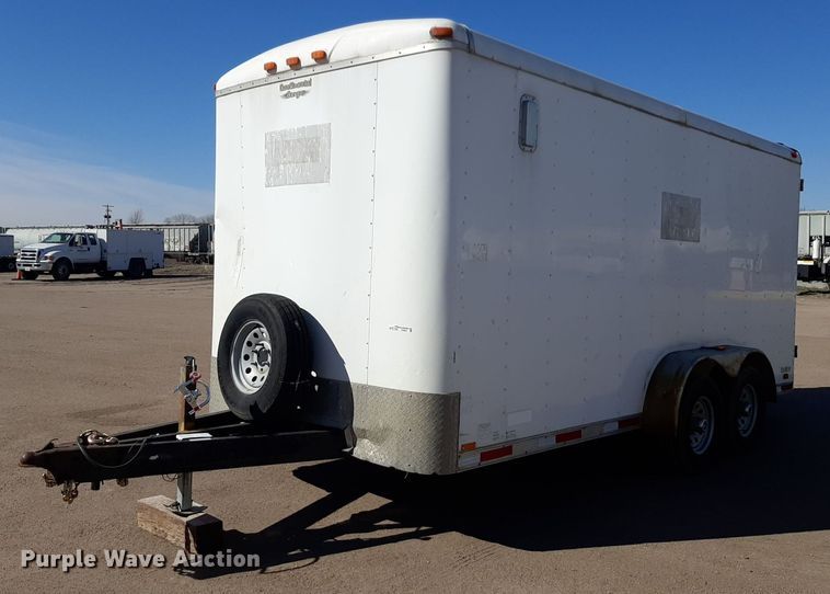 image for item DV9837 2015 Continental  enclosed cargo trailer