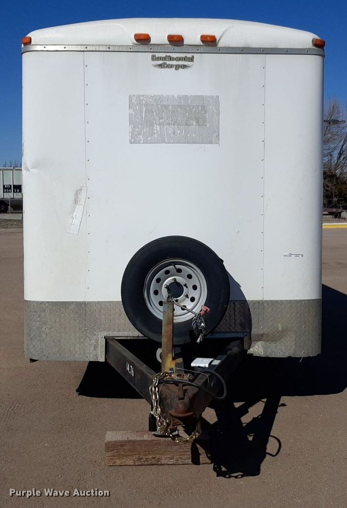 image for item DV9837 2015 Continental  enclosed cargo trailer