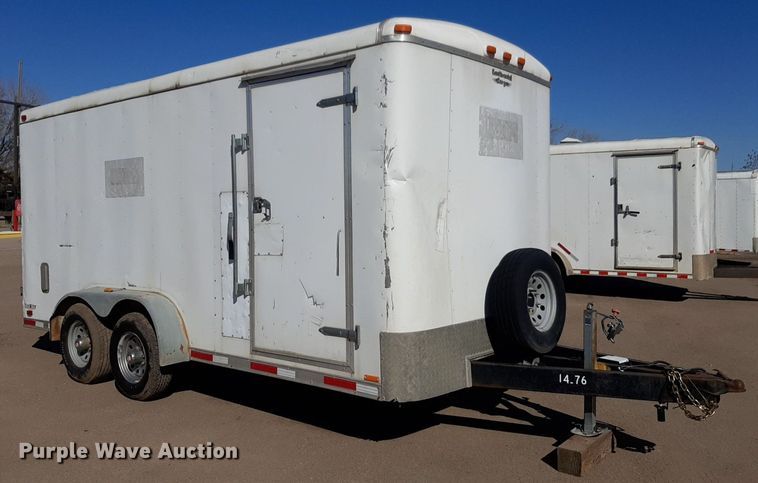 image for item DV9837 2015 Continental  enclosed cargo trailer