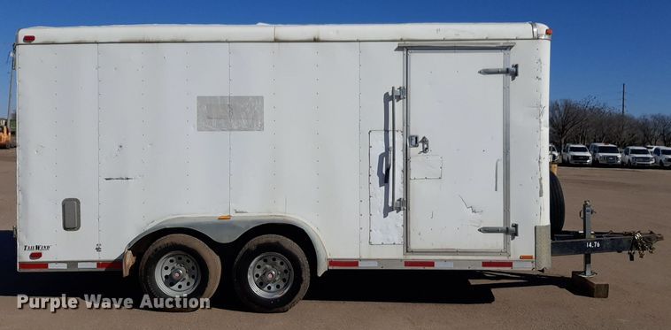 image for item DV9837 2015 Continental  enclosed cargo trailer