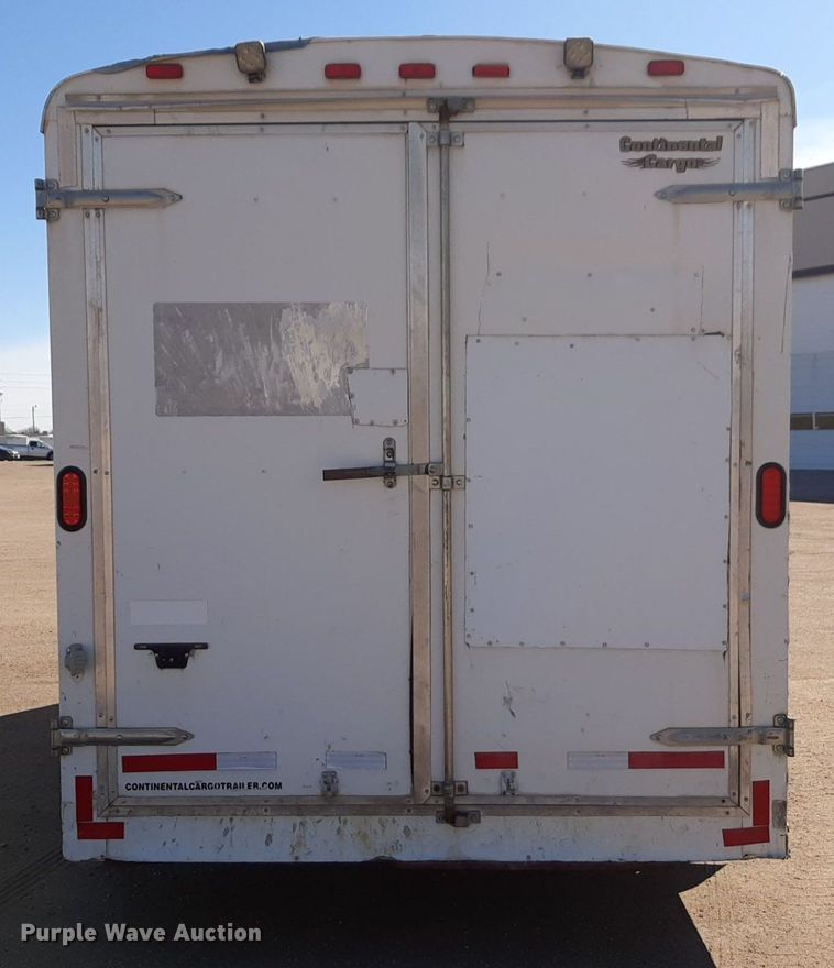 image for item DV9837 2015 Continental  enclosed cargo trailer