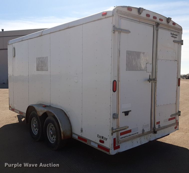 image for item DV9837 2015 Continental  enclosed cargo trailer