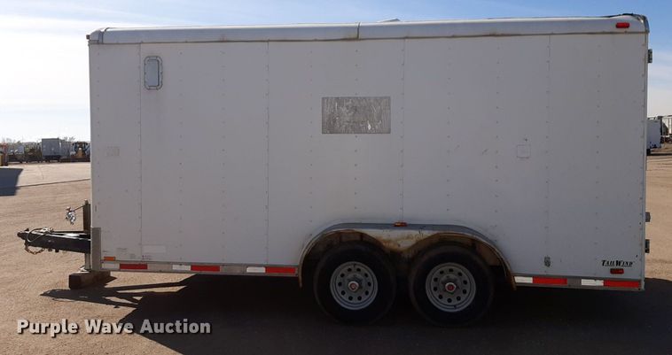image for item DV9837 2015 Continental  enclosed cargo trailer