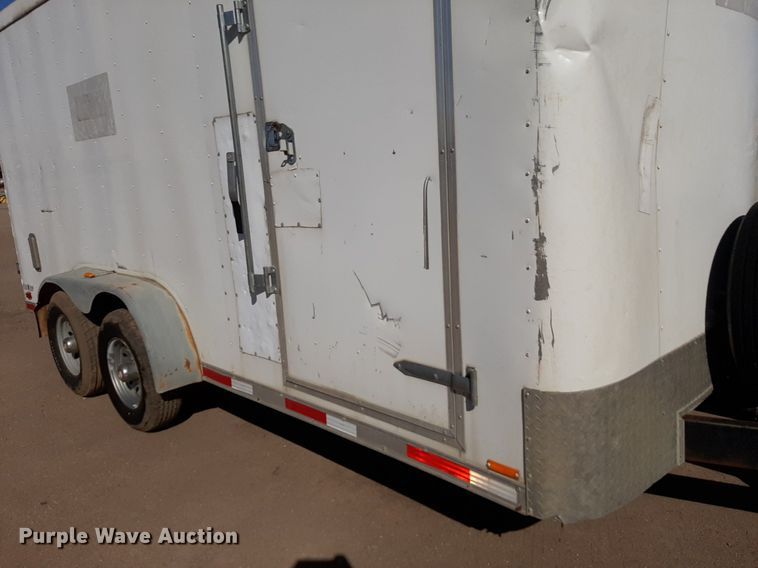 image for item DV9837 2015 Continental  enclosed cargo trailer
