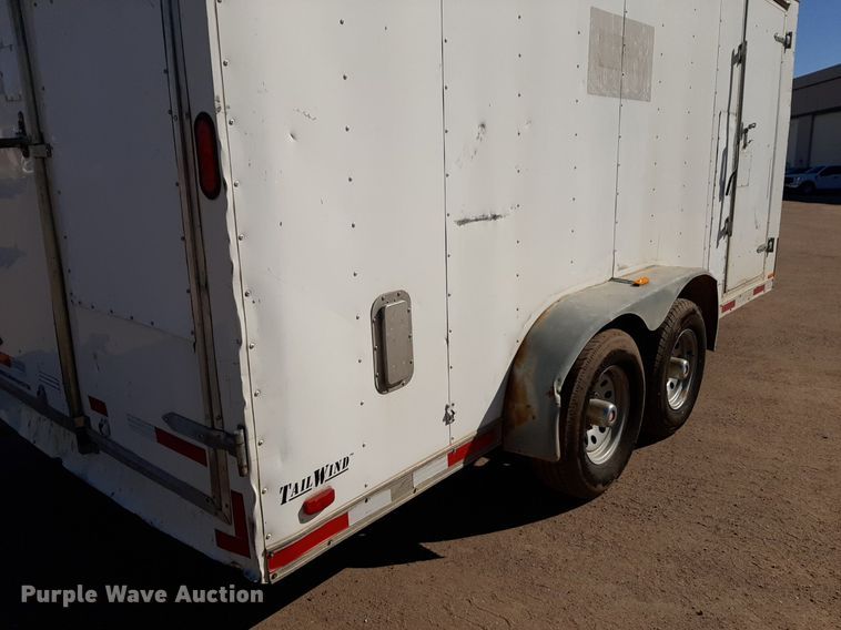 image for item DV9837 2015 Continental  enclosed cargo trailer