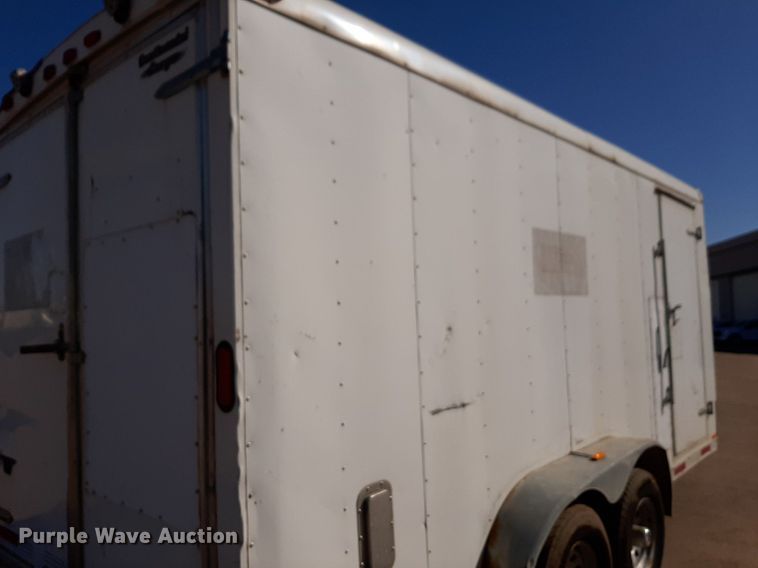 image for item DV9837 2015 Continental  enclosed cargo trailer