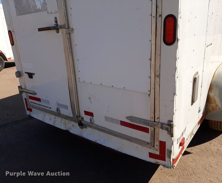 image for item DV9837 2015 Continental  enclosed cargo trailer