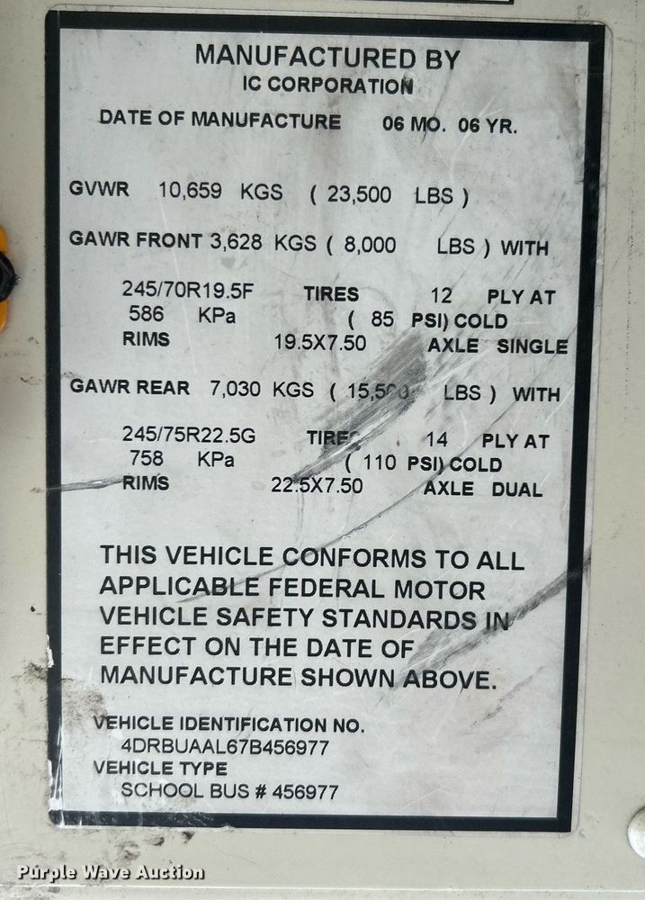 image for item EG1215 2007 International  CE 