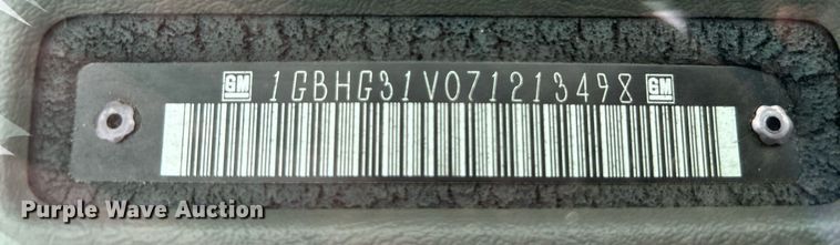 image for item EG1218 2007 Chevrolet  Express 3500 school bus