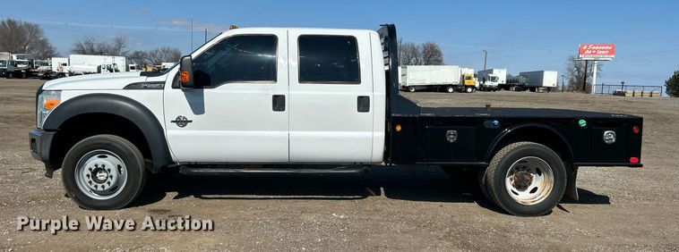 image for item EG1220 2015 Ford F550 Super Duty Crew Cab flatbed truck