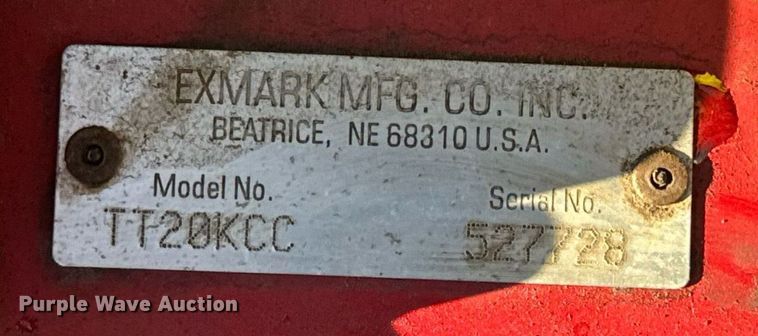 image for item EH6515 Exmark  TurfTracer TT20KCC lawn mower