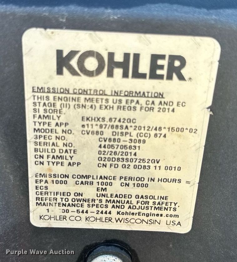 image for item EH6516 Exmark  TurfTracer TT23KCC lawn mower