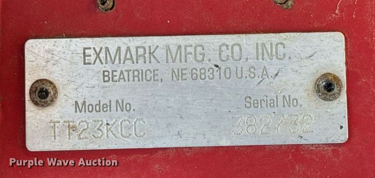 image for item EH6516 Exmark  TurfTracer TT23KCC lawn mower