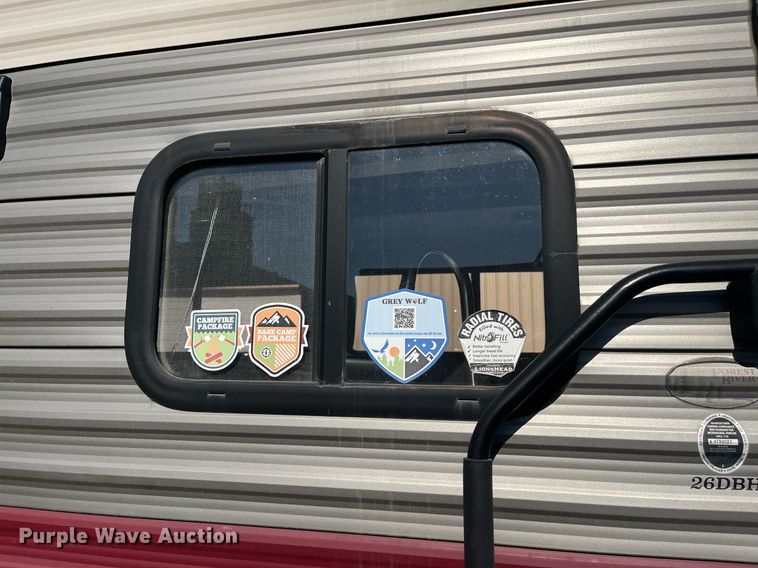 image for item EI0622 2018 Forest River Grey Wolf camper