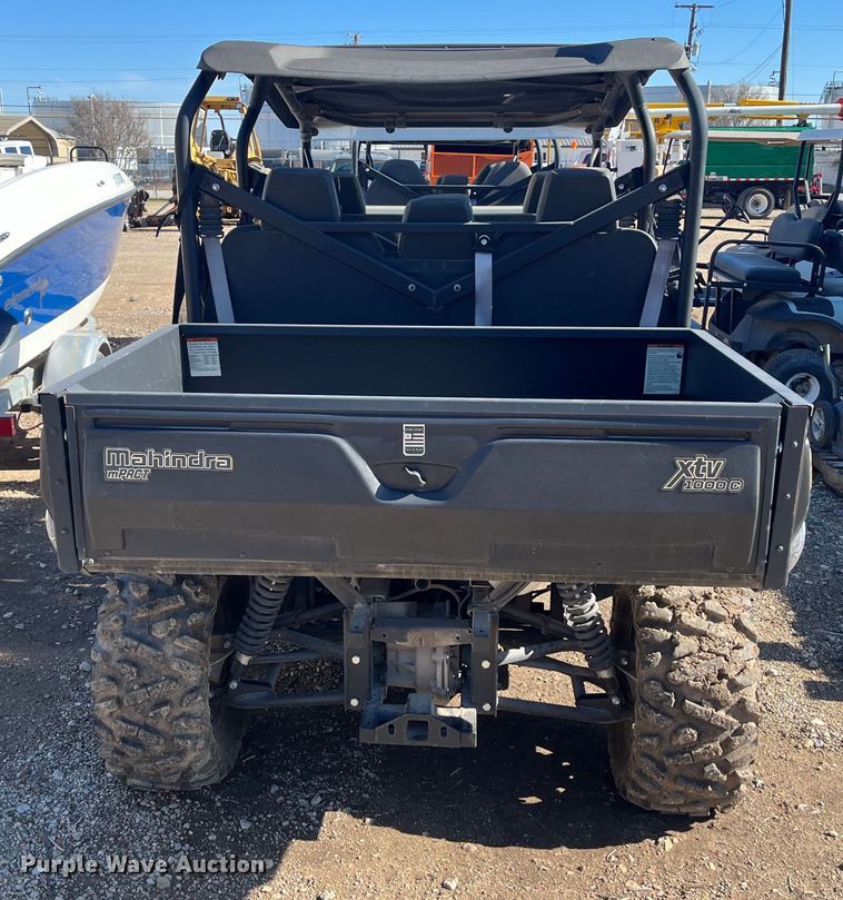 image for item EI0629 2016 Mahindra Xtv 1000C utility vehicle