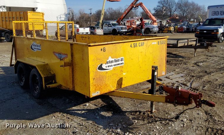 image for item EI3503 2017 H&H FD-306 REV A utility trailer