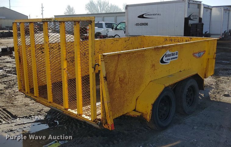 image for item EI3503 2017 H&H FD-306 REV A utility trailer