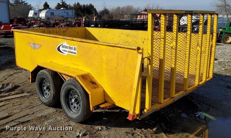 image for item EI3503 2017 H&H FD-306 REV A utility trailer