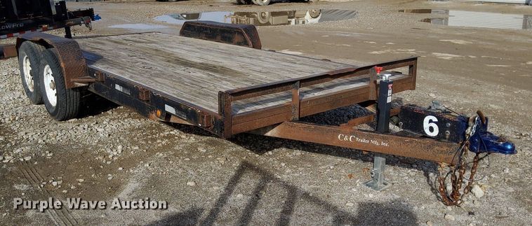 image for item EI3505 2010 C&C utility trailer