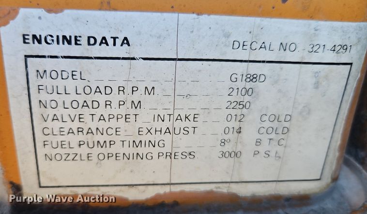 image for item EI3561 1982 Case   586D  forklift