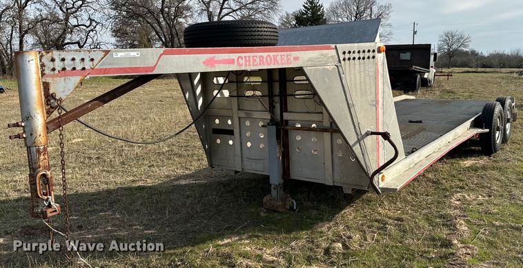 image for item EJ0251 Cherokee equipment trailer