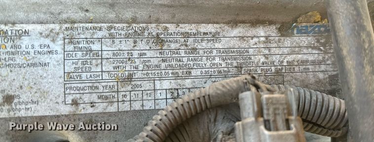 image for item EJ0265 Yale GLP050VXEUSE090 forklift