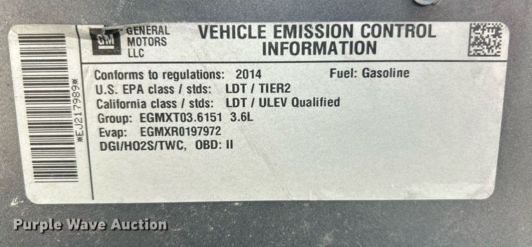 image for item EK4017 2014 Buick Enclave  SUV