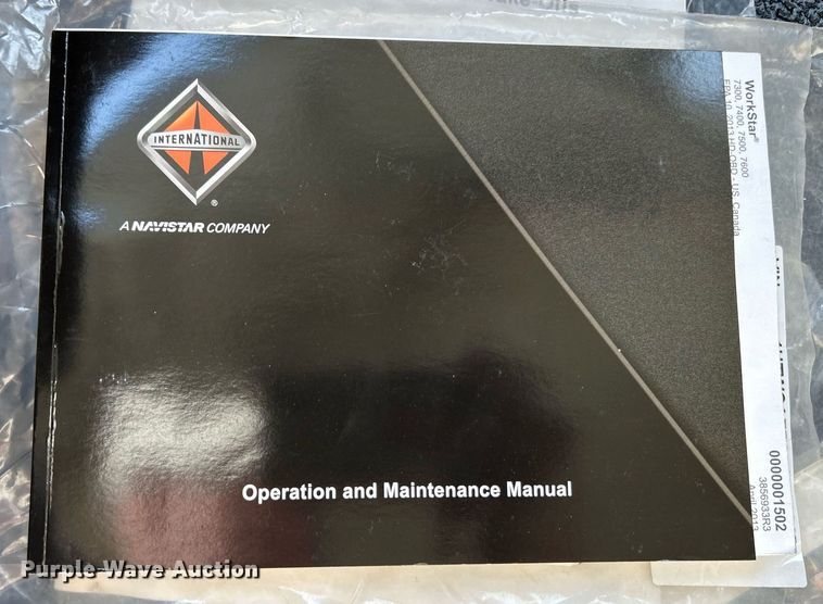 image for item EK4035 2014 International WorkStar 7400 pothole patcher truck