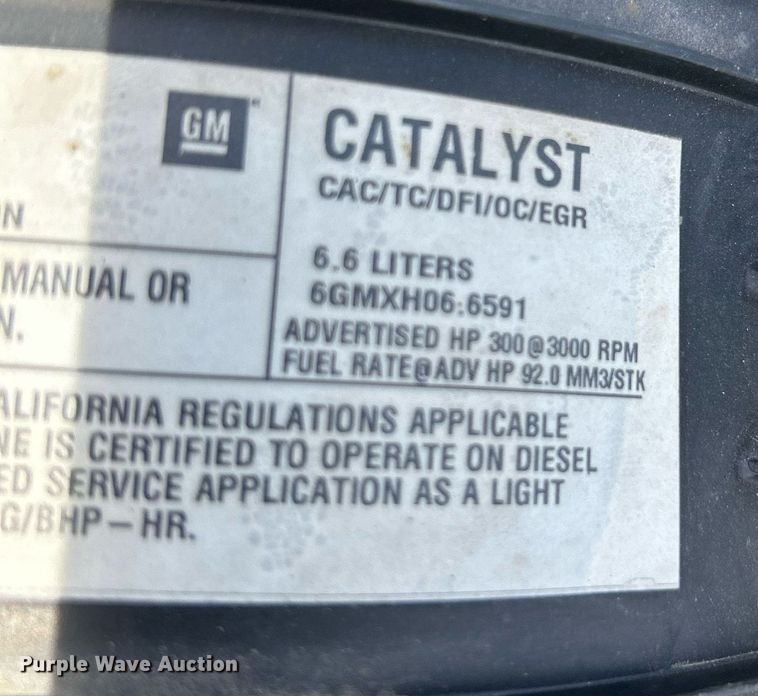 image for item EK4037 2006 GMC C4500 truck cab and chassis