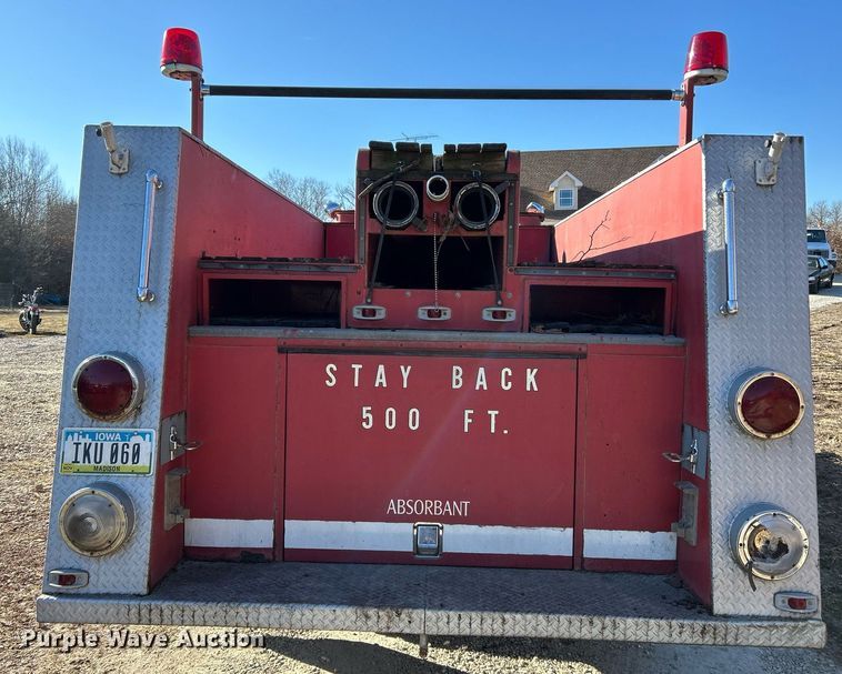 image for item EK4076 1972 Ford 700 pumper fire truck