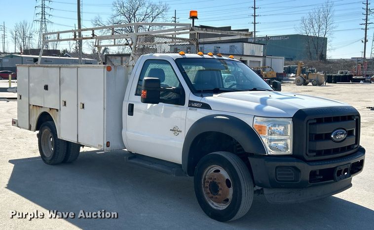 image for item EK4081 2013 Ford F550 Super Duty XL utility / service truck