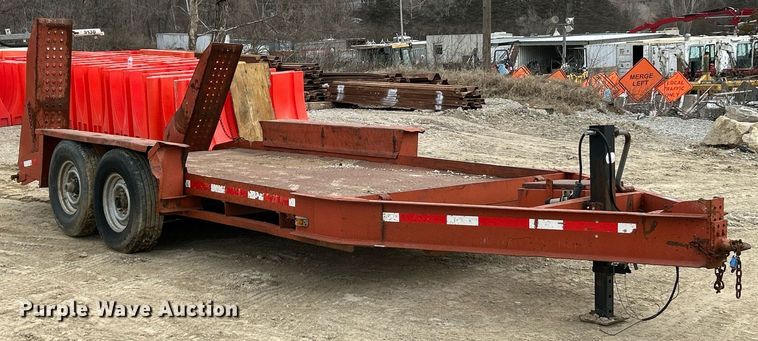 image for item EK4085 1993 Belshe T-1 equipment trailer