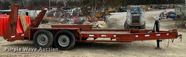 image for item EK4085 1993 Belshe T-1 equipment trailer