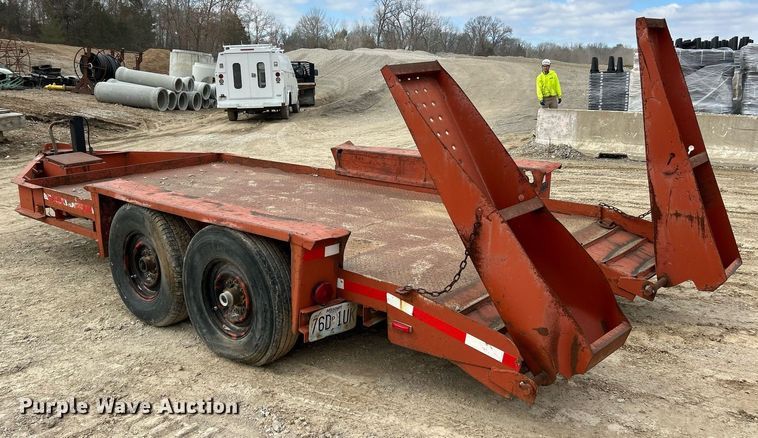 image for item EK4085 1993 Belshe T-1 equipment trailer