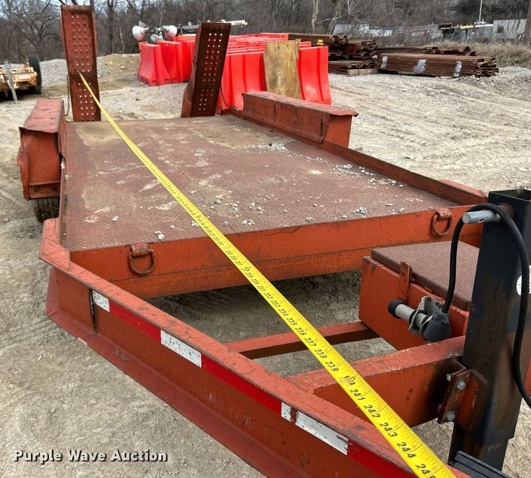 image for item EK4085 1993 Belshe T-1 equipment trailer