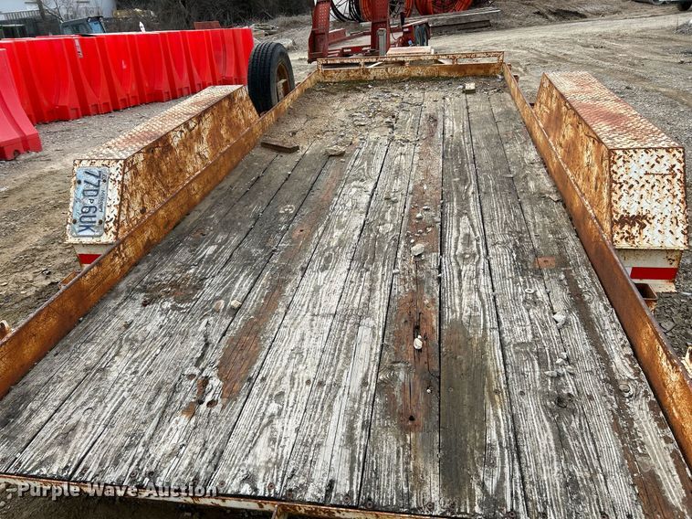 image for item EK4086 2000 Brooks Brothers equipment trailer