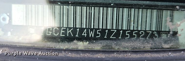 image for item IO9849 2001 Chevrolet 1500 pickup truck