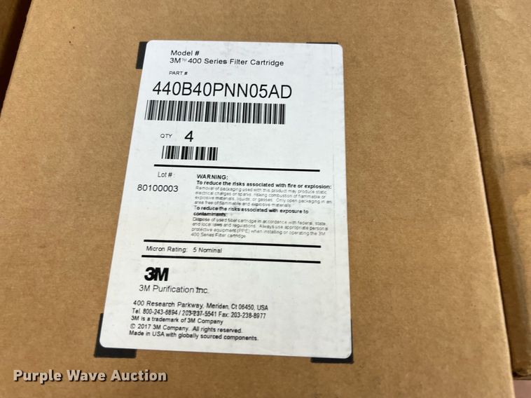 image for item KV9825 (6) pallets of filters