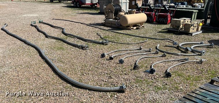 image for item KV9829 (15) stainless steel braided hoses