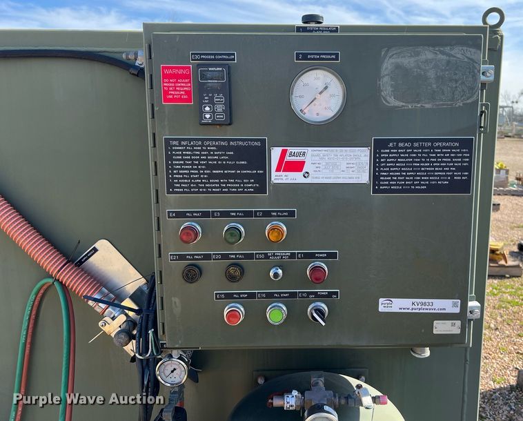 image for item KV9833 2010 Bauer 5871002 tire inflator / bead setter