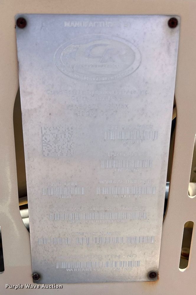 image for item KV9835 2007 Tri Max TM-280A fire suppression system 