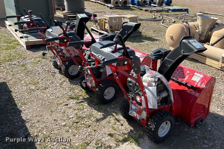 image for item KV9836 (3) Troy-Bilt Storm 2420 snow blowers