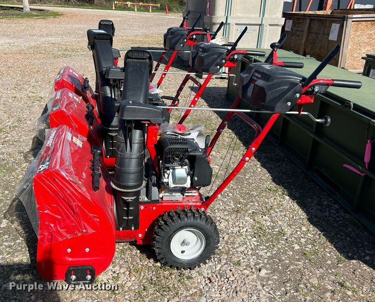 image for item KV9836 (3) Troy-Bilt Storm 2420 snow blowers