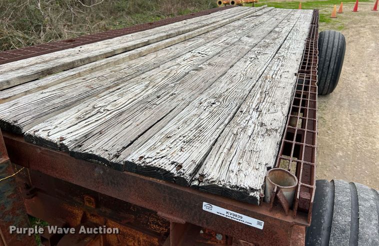 image for item KV9839 Knowles hay trailer