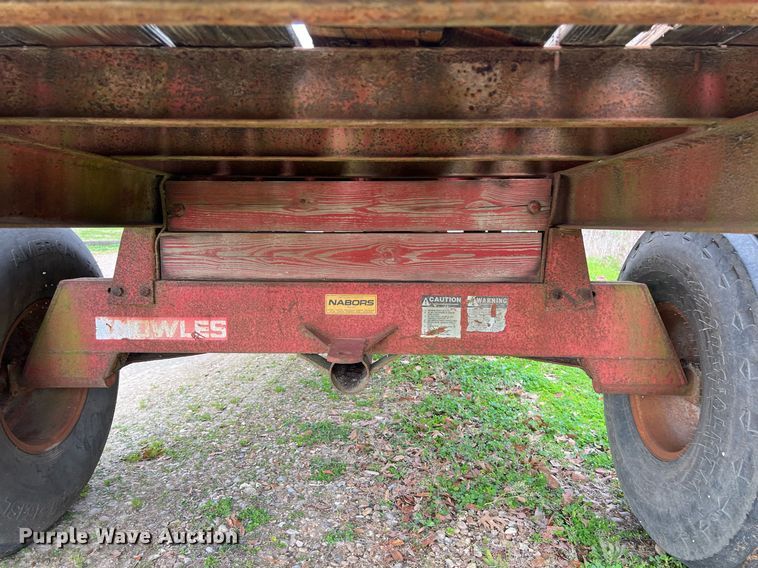 image for item KV9839 Knowles hay trailer