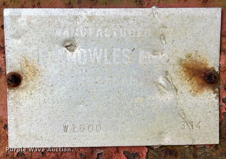 image for item KV9839 Knowles hay trailer