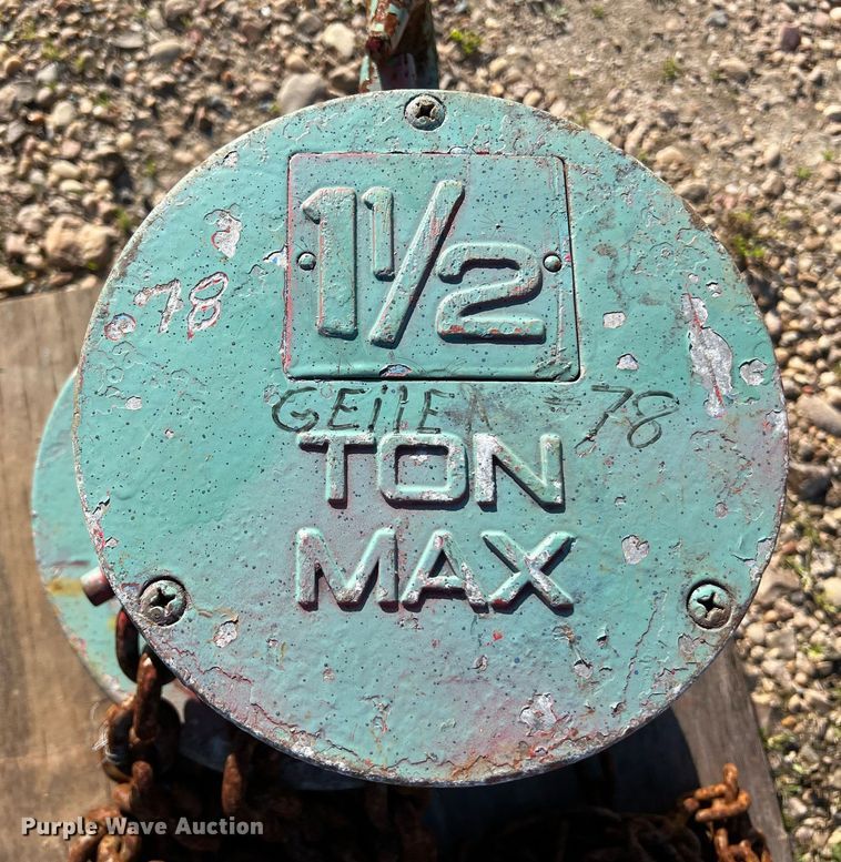 image for item KV9850 (9) hoists