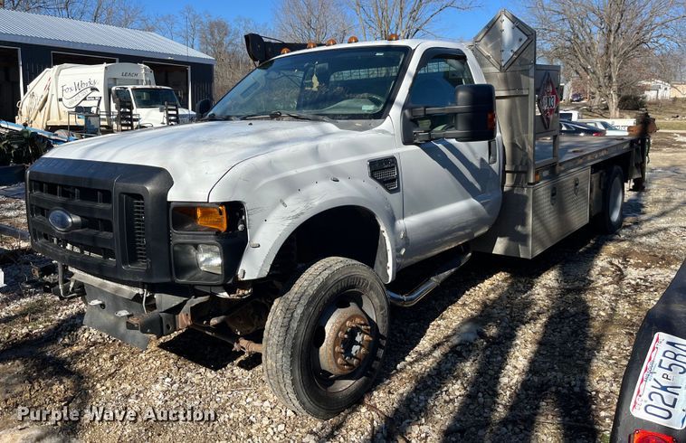 image for item LD9929 2008 Ford F550 Super Duty XL utility / service truck