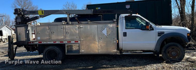 image for item LD9929 2008 Ford F550 Super Duty XL utility / service truck